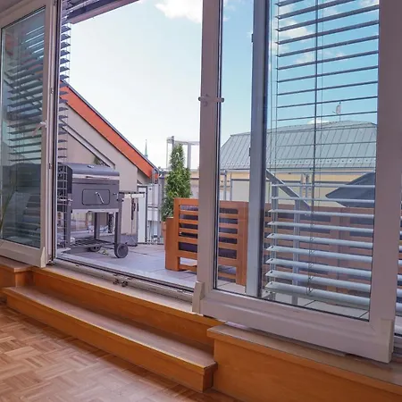 Apartment Fullhouse - Halle - Ab7 Rooftop - Bbq Grill - Elevator - Balcony *