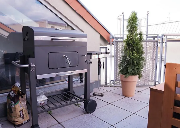 Lägenhet Fullhouse - Halle - Ab7 Rooftop - Bbq Grill - Elevator - Balcony Halle (Saale)